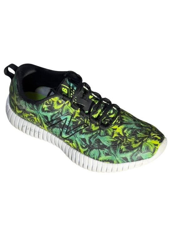 New Balance Shoes - NEW BALANCE Women's Flexonic Green Black Patterned Athletic Running Shoes Size 8